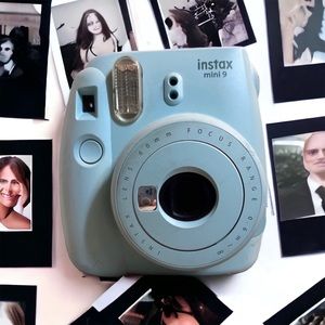 Instax mini 9 camera and album